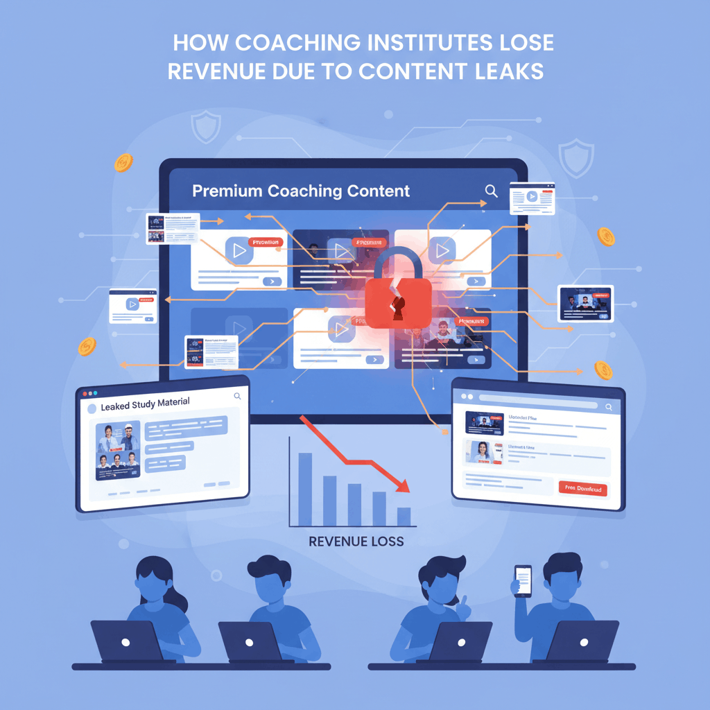How Coaching Institutes Lose Revenue Due to Content Leaks